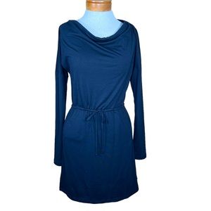 Mountain Hardwear Women’s Black Cowl Neck Dress With Drawstring Waist XS-S